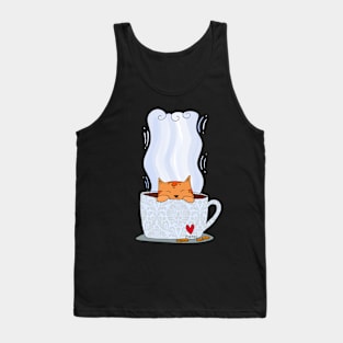 Tea Cat Tank Top